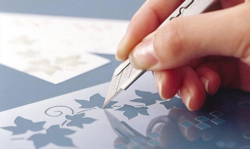 Nóż segmentowy nierdzewny AUTO LOCK 9mm OLFA SAC-1