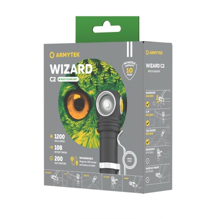 Latarka ARMYTEK Wizard C2 światło Białe - 1200lm