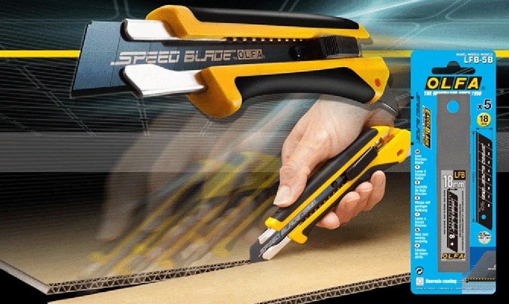 Ostrza segmentowe pokryte fluorem 18mm OLFA...