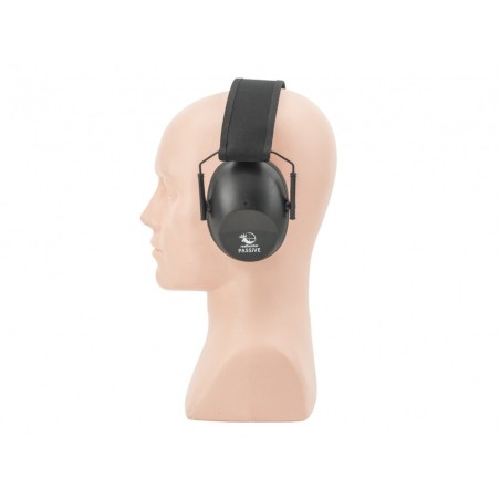Słuchawki ochronniki słuchu RealHunter Passive czarne