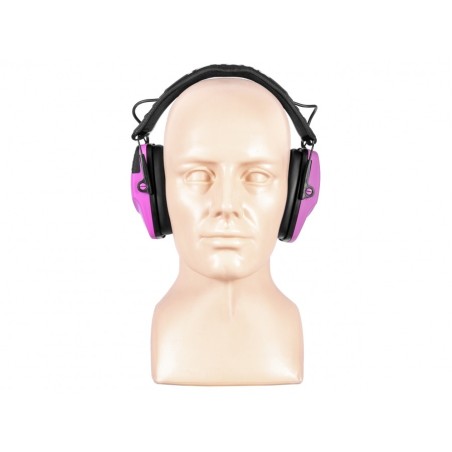 Słuchawki ochronniki słuchu RealHunter Active ProSHOT BT różowe