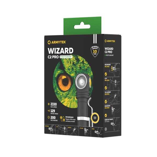 Latarka ARMYTEK Wizard C2 Pro światło Ciepłe -...