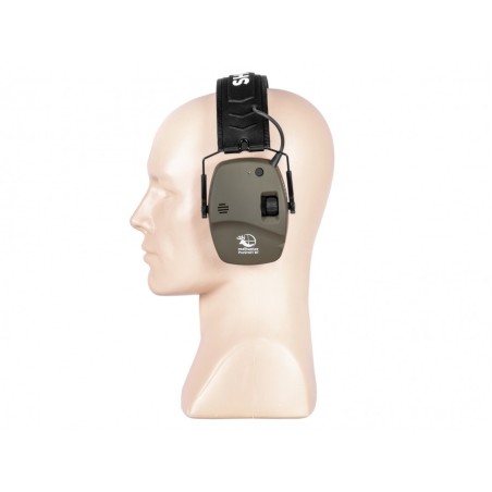 Słuchawki ochronniki słuchu RealHunter Active ProSHOT BT - oliwkowe