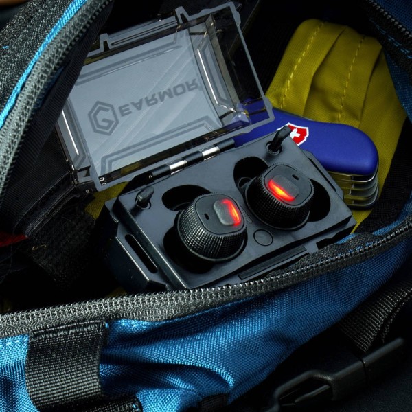 Aktywne ochronniki słuchu EARMOR M20 - Czarny