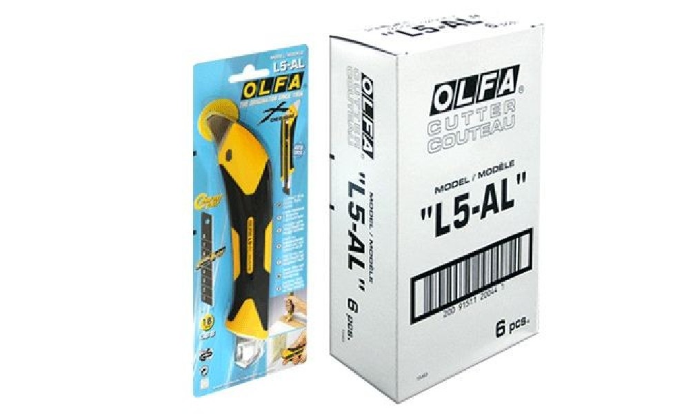 Nóż segmentowy z ostrzem łamanym 18mm OLFA L5-AL