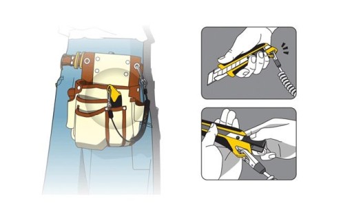 Nóż segmentowy antypoślizgowy 18mm OLFA L-7 2