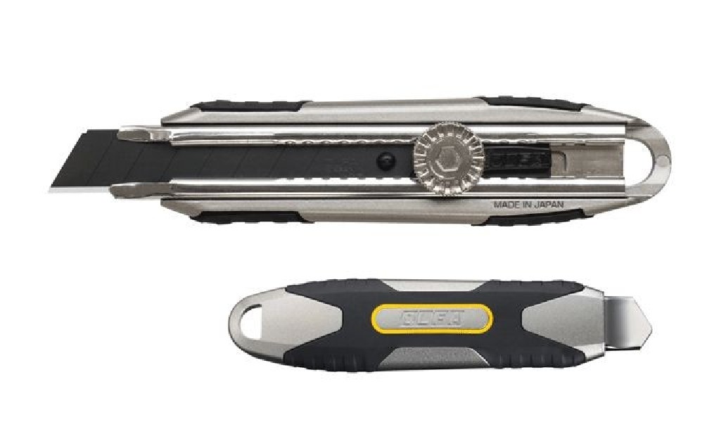 Nóż segmentowy aluminiowy z blokadą ostrza 18mm...