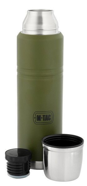 Termos stal nierdzewna 1000ml M-TAC - Olive