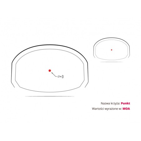 Kolimator VORTEX Venom 3 MOA