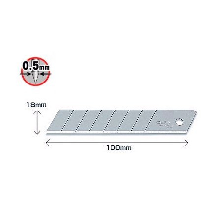 Ostrza ostrze segmentowe 18mm OLFA LB-50 - 50szt