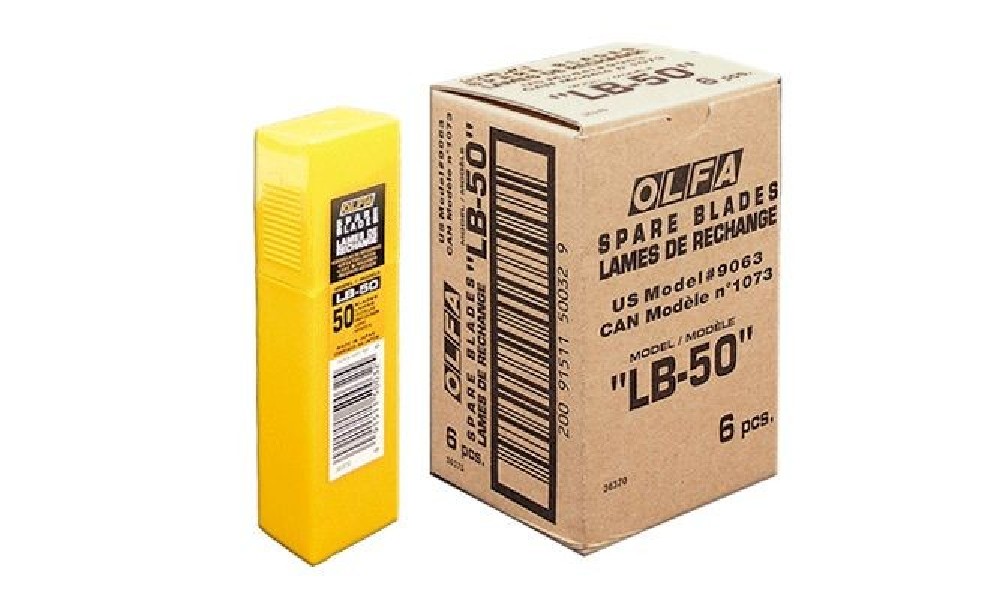 Ostrza ostrze segmentowe 18mm OLFA LB-50 - 50szt