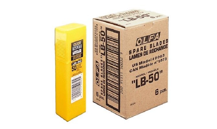 Ostrza ostrze segmentowe 18mm OLFA LB-50 - 50szt