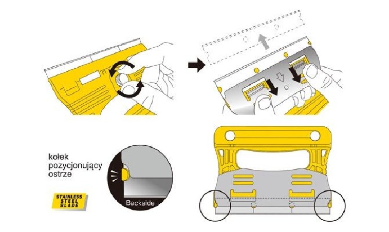 Ostrza do skrobaka GSR-1 OLFA GSB-1S - 30szt