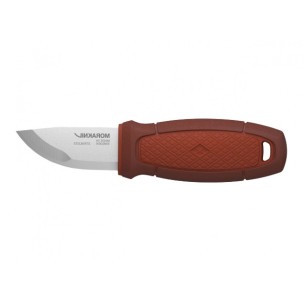Nóż Morakniv Eldris czerwony z zestawem Neck Knife - stal nierdzewna