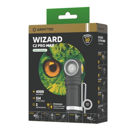 Latarka ARMYTEK Wizard C2 Pro Max światło Białe - 4000lm