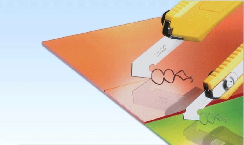 Nóż do cięcia plexi płyt twardych tworzyw OLFA...