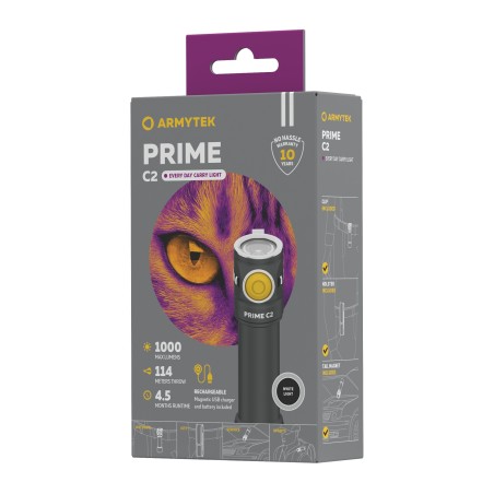 Latarka ARMYTEK Prime C2 Magnet USB światło Białe - 1000lm