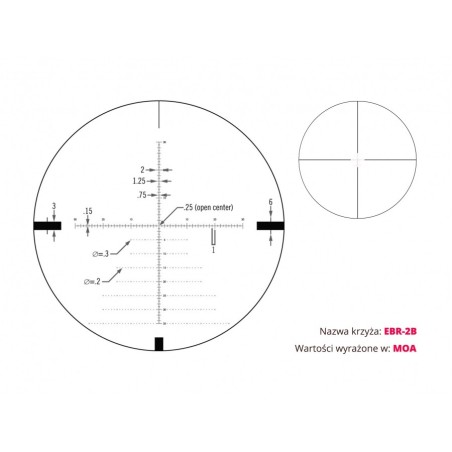 Luneta celownicza VORTEX Diamondback TAC 6-24x50 FFP