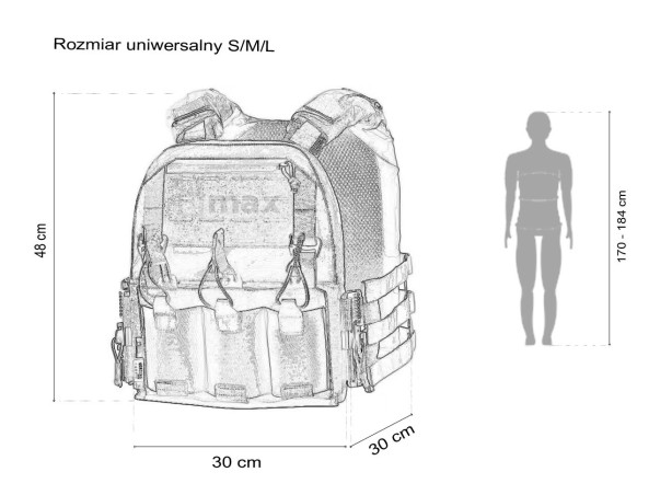 Kamizelka taktyczna M-TAC Cuirass QRS - Ranger Green