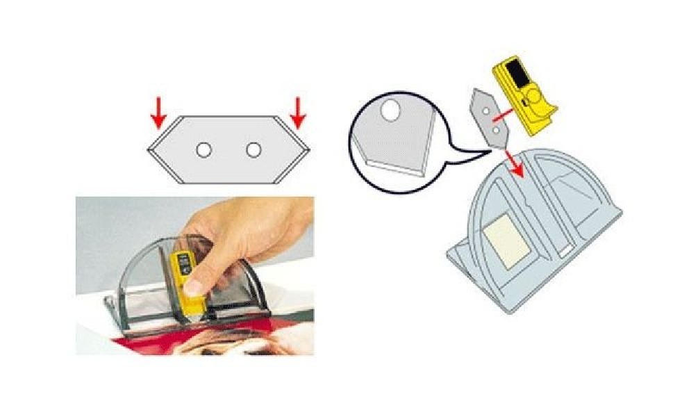 Nóż do passe-partout cięcia pod kątem OLFA MC-45