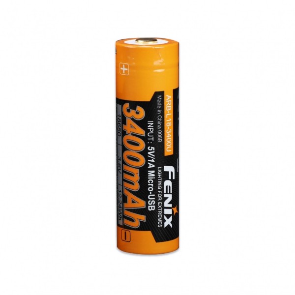 Akumulator FENIX USB 18650 3400 mAh 3,6V