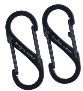 Karabińczyk Nite Ize S-Biner 1 2Pack - Czarny