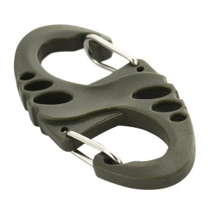 Karabińczyk M-TAC Dwustronny typu S-Hook plastikowy - Olive