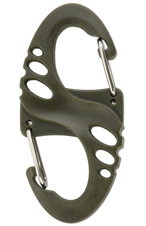 Karabińczyk M-TAC Dwustronny typu S-Hook plastikowy - Olive