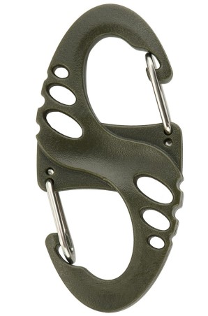 Karabińczyk M-TAC Dwustronny typu S-Hook plastikowy - Olive