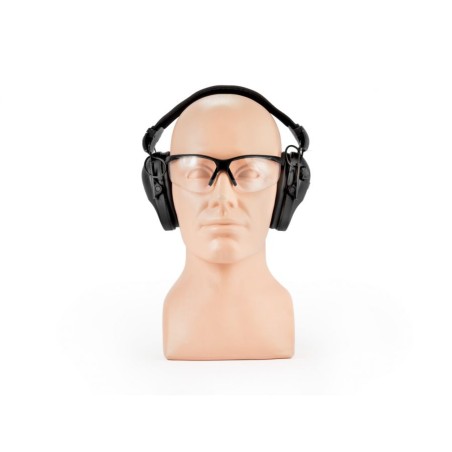 Słuchawki ochronniki słuchu RealHunter Active PRO  i Okulary - Czarne