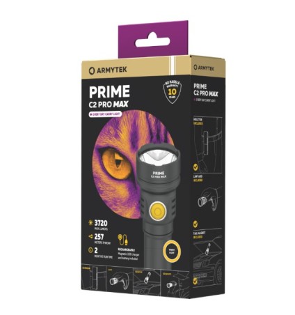 Latarka ARMYTEK Prime C2 Pro Max Warm - 3720 lm