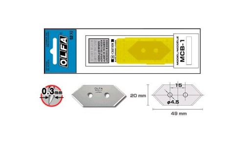Ostrza do noża passe-partout OLFA MCB-1 2