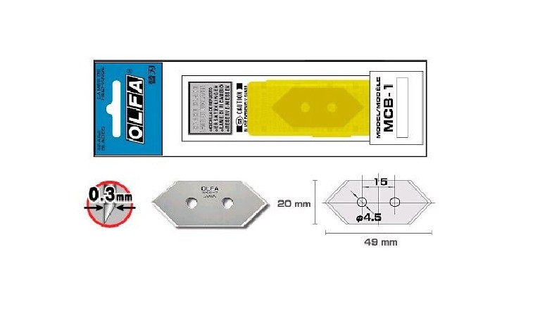 Ostrza do noża passe-partout OLFA MCB-1