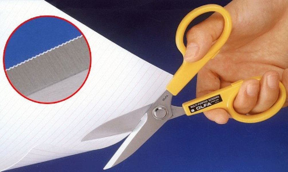 Nożyczki duże z antypoślizgowym, ząbkowanym...