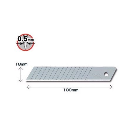 Ostrza segmentowe 18mm OLFA LBD-50 - 50szt
