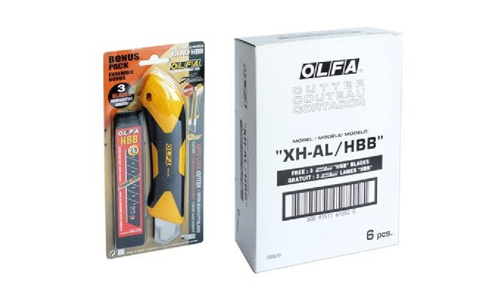 Nóż segmentowy z blokadą ostrza 25mm OLFA XH-AL