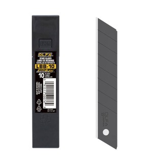 Ostrza segmentowe czarne 18mm OLFA LBB-10 - 10szt