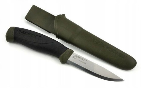 Nóż Morakniv Companion MG oliwkowy - stal węglowa 2