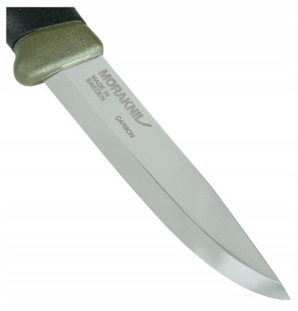 Nóż Morakniv Companion MG oliwkowy - stal węglowa