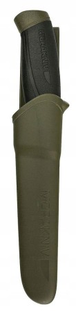 Nóż Morakniv Companion MG oliwkowy - stal węglowa