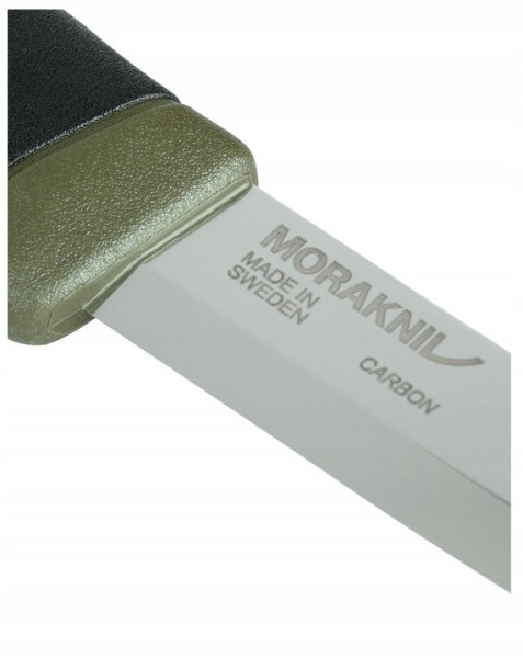Nóż Morakniv Companion MG oliwkowy - stal węglowa