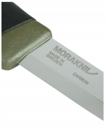 Nóż Morakniv Companion MG oliwkowy - stal węglowa