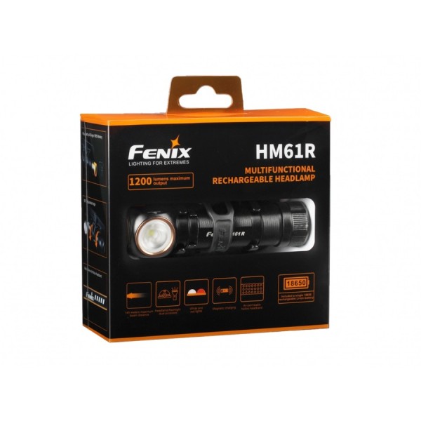 Latarka diodowa czołowa FENIX HM61R - 1200lm