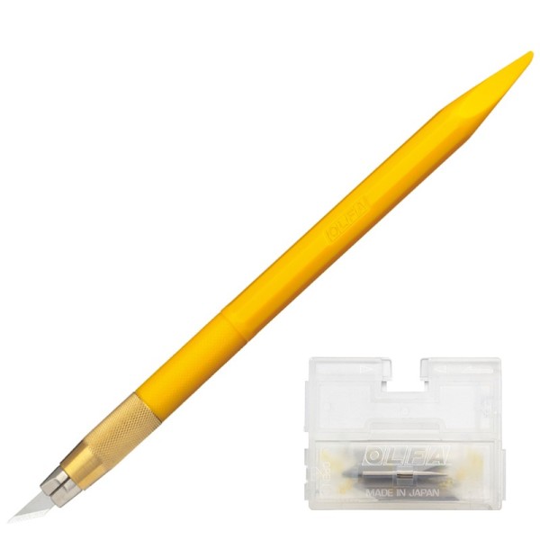 Skalpel precyzyjny nóż + 30 ostrzy i igła OLFA...