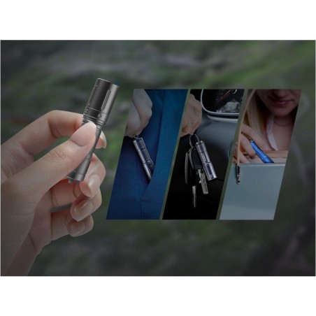 Latarka diodowa FENIX E01 V2.0 Czarna - 100lm