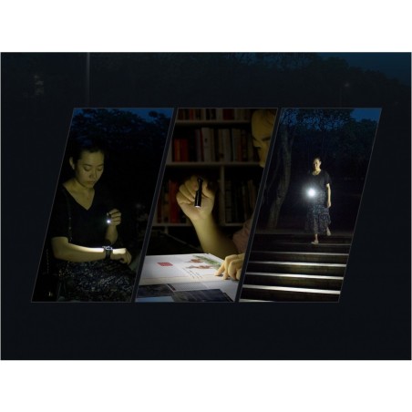 Latarka diodowa FENIX E01 V2.0 Czarna - 100lm