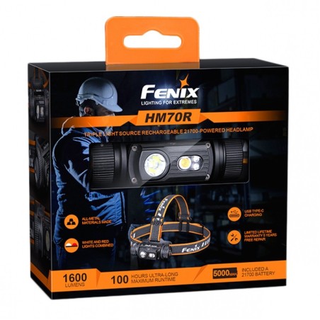 Latarka czołowa FENIX HM70R - 1600lm