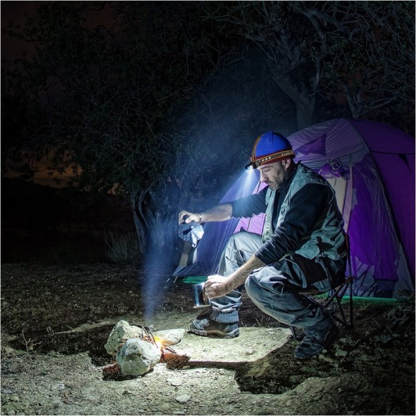 Latarka diodowa czołowa FENIX HM60R Czarna -...