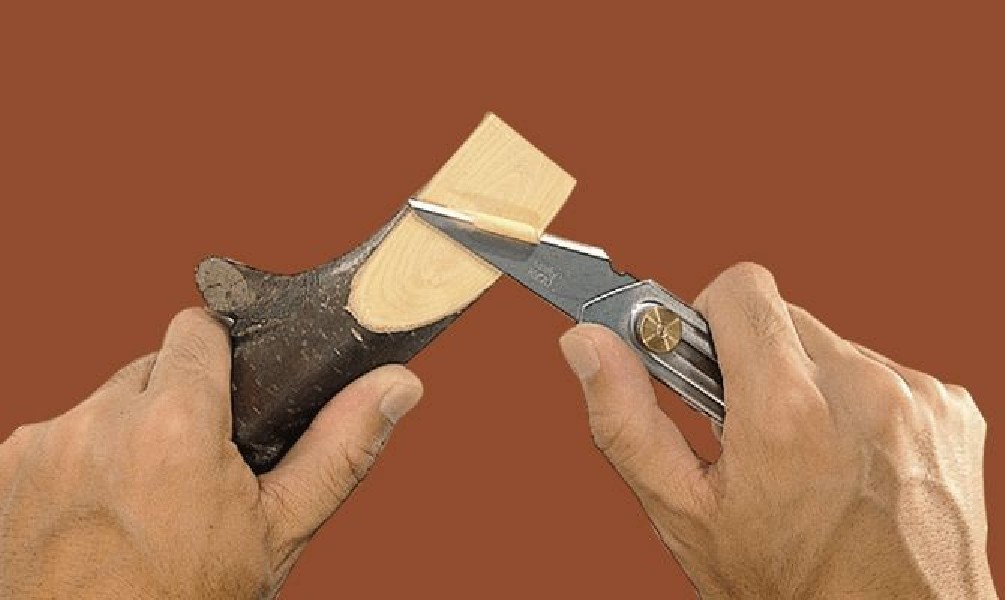 Skalpel nóż nożyk metalowy do drewna OLFA CK-2